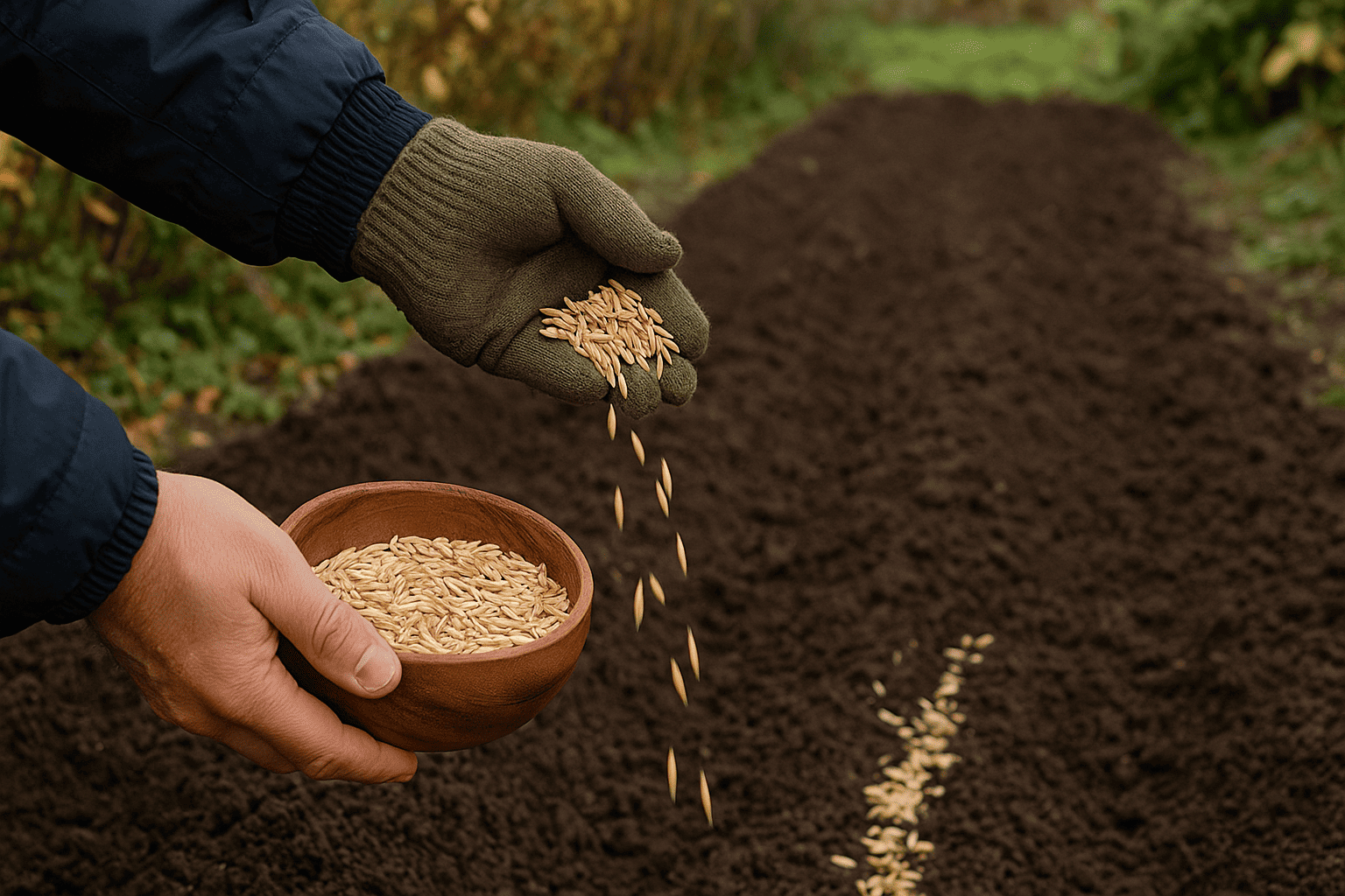 Раскидываю эту копеечную крупу по грядкам в ноябре: почва гарантированно превращается в чернозём – урожая в 2,5 раза больше