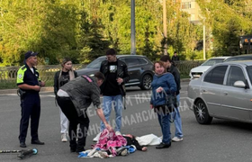 В Казани автоледи протащила 12-летнего подростка на машине через перекресток
