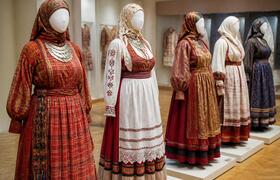 Выставка костюмов народов Поволжья открылась на...