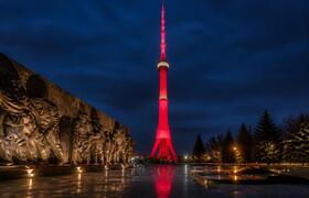 Казанская телебашня зажжется алым в День памяти...